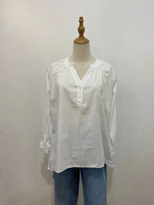 Millie Ruffle Sleeve l White