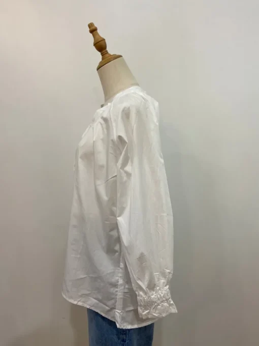 Millie Ruffle Sleeve l White