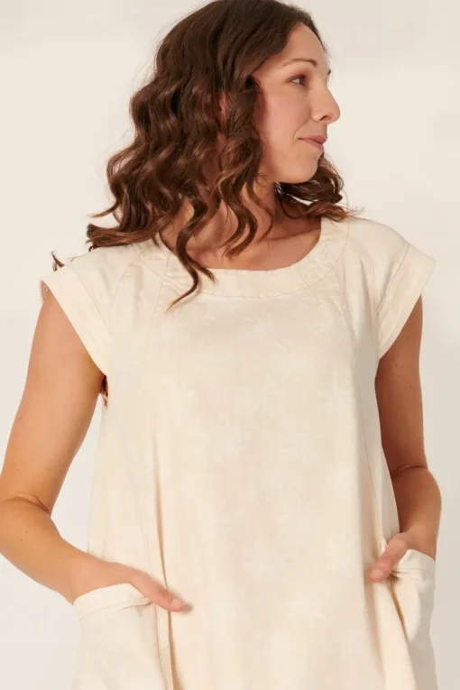 The LABoratory - Pleat Detail - Dress - Dove Floral - Womens Fashion