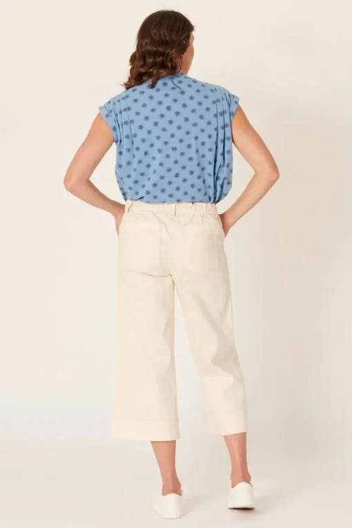 The LABoratory - Wide Cuff Culotte - Dove - Womens Fashion